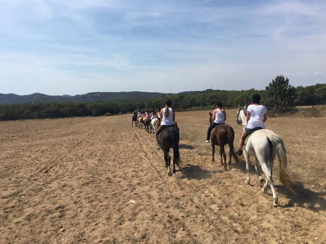 A caballo por Santa Cristina de Aro